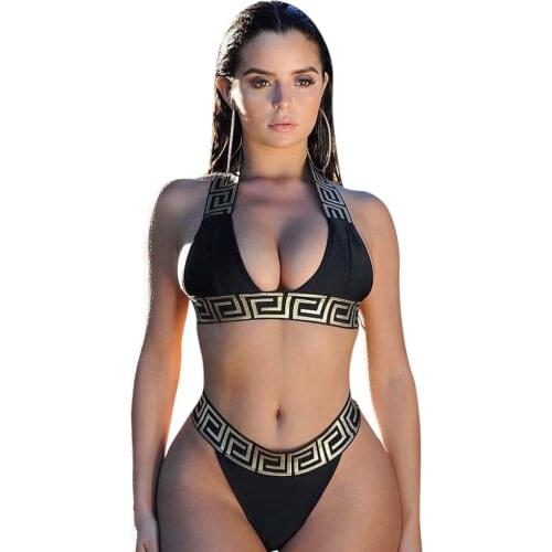 Bandage Swimsuit Sexy Bikini Set Women Crop Top Bikinis Mujer 2021 Swimwear Female Separate Fused Womens Swimming Suit Biquini