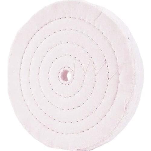 White Flannel Polishing Pad Wheel Useful 8 Inch Buffing Polishing Wheel Disc Metal Marble Glass Ceramics Grinding Felt