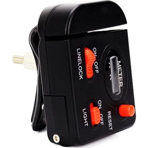 Digital Fishing Line Length Counter 299.7ft Depth Gauge Depth Finder Counter Multifunction Professional Fishing Reel Tackle Tool