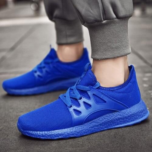 Hombre Fashion shoe solid comfortable sapatos sale mens on Casual Men man causal Breathable mesh for 39 zapatos casuales 2020 s