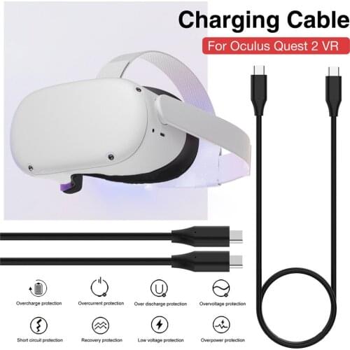 3m 3A Charging Cable Data Transfer Line Wire for Oculus Quest 2 VR Glasses Accessries