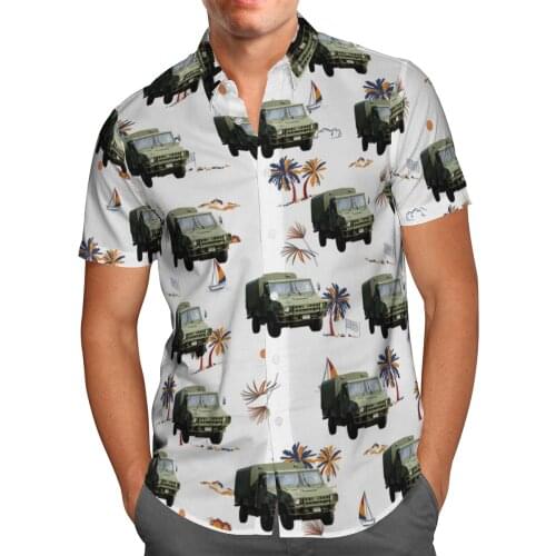 New Truck 3D Beach Breathable Hawaii Summer 2021 Shirt Short Sleeve Shirt Streetwear Oversized Chemise Hombre Blusa Masculina-45