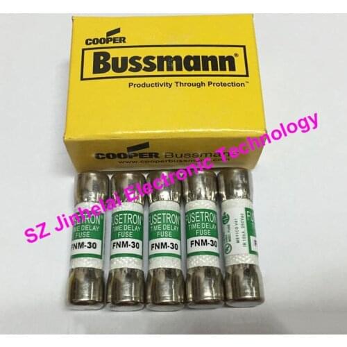New and original FNM-30 Time-Delay Fuses 30A 250V 10*38mm