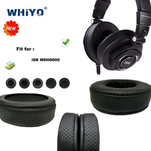 Replacement Ear Pads for iSK MDH9000 MDH-9000 MDH 9000 Headset Parts Leather Cushion Velvet Earmuff Headset Sleeve Cover