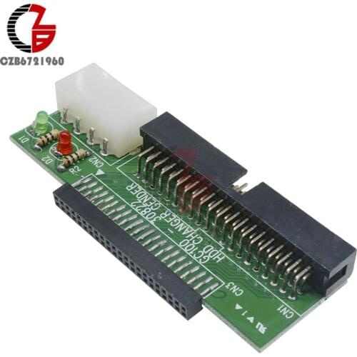 PATA/IDE To Serial ATA SATA Card Adapter Converter for HDD DVD 40Pin 2.5 to 3.5"