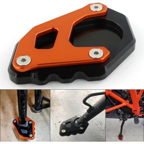 Fit For KTM 1050 1090 1190 1290 ADV Adventure 1290 Super Adventure R Kickstand Side Foot Stand Enlarger Extension Enlarger Pad