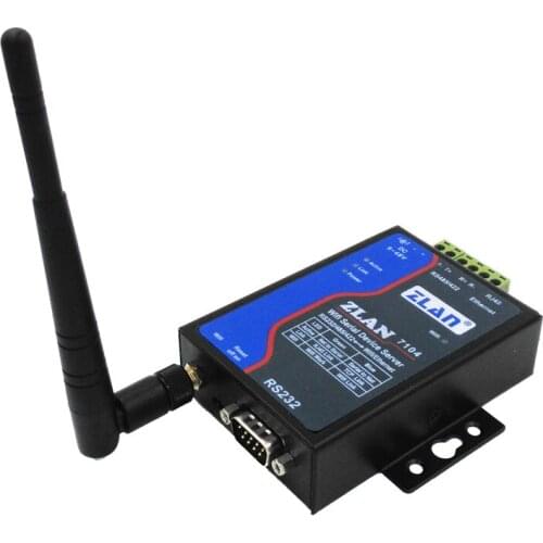 Serial to wifi module RS232 RS485 RS422 RJ45 Ethernet Converter ZLAN7144 Modbus rtu tcp Gateway wireless
