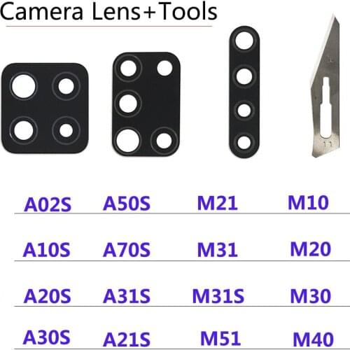 Camera Glass For Samsung A12 A21 A31S A42 Rear Back Camera glass Lens With Glue Adhesive