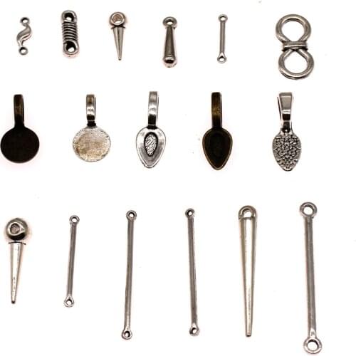 Vintage Hanging Head Charms Pendants Diy Jewelry For Necklace Bracelet Making Accessaries