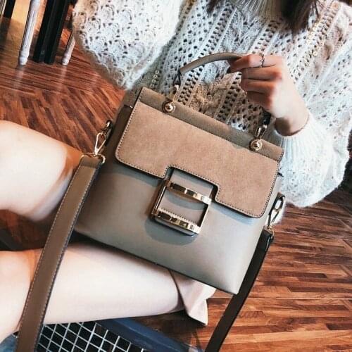 Women Bag Vintage Shoulder Bags 2021 Bolsa Buckle PU Leather Handbags Crossbody Bags For Women Famous Brand Spring Sac Femme