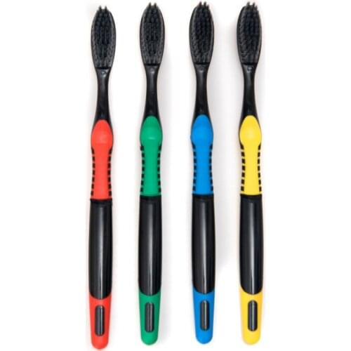 Hot Sale 10 PCS Bamboo Charcoal Nano Brush Bamboo Ultra Soft Toothbrush Adults Toothbrushes Oral Hygiene