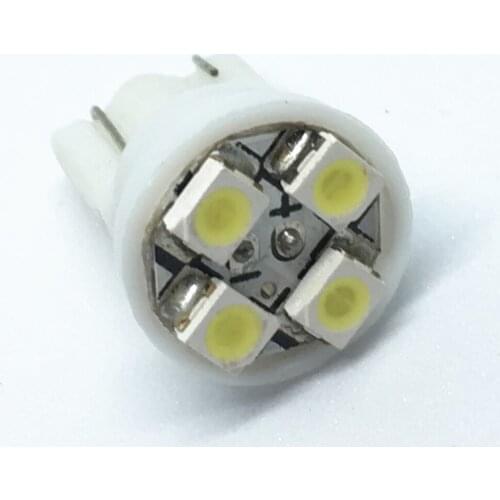 100pcs T10 W5W LED 194 501 WY5W 4 COB LED Interior Dome Lamp Auto Turn Side Bulbs License Plate bulbs Car Parking Light 12V