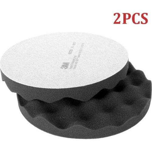 2PCS 8Inch Car Single-Sided Ultrafine polishing pad Foam Polishing Pad Glazes 3M Foam 05725