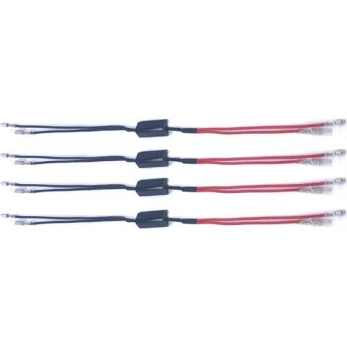 4PCS 10W10Ω Moto Resistance Power Resistor Load Decoding Resistor for LED Mini Turn Signal Light Flash Repairing