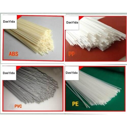 Free shipping 40 PCS Plastic welding rods welder rods ABS/PP/PVC/PE for plastic welder gun/hot air gun 1pc=1meter