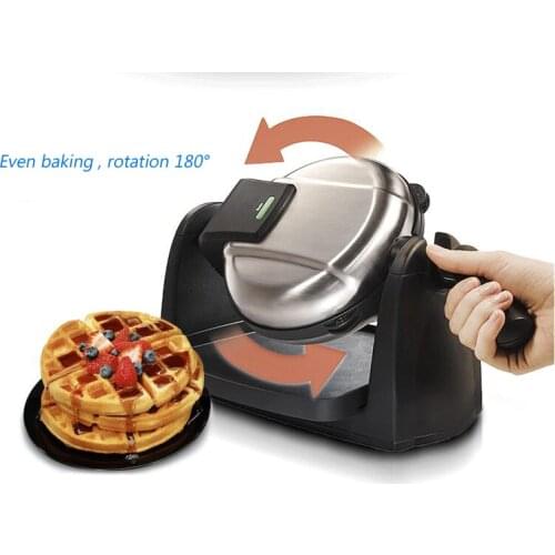 Household Rotating Waffle Maker Multi-function Automatic Double Heating Rotating Muffin Baker Electrical Baking Pan 26030-CN
