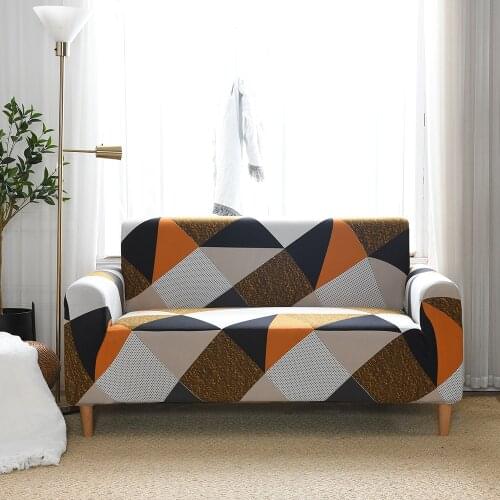 Airldianer New Waterproof sofa cover elastic sofa slipcover for living room printed couch cover sectional sofa cover stretch