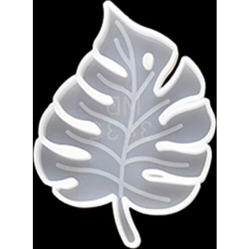 Leaves Coaster Silicone Resin Mold Tropical Maple Leaf Resin Mold Art Crafts M2EA
