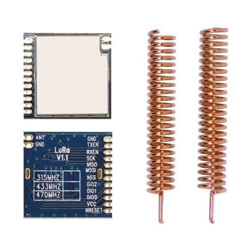 2pcs/lot LoRa1278 - 20dBm sx1278 433MHz LoRa module | 100mW long range 4Km RF Wireless Transceiver