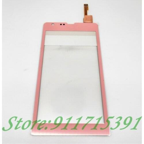 Original 4.6 inches For Sony Xperia SP M35h C5302 C5303 C5306 Touch Screen Digitizer Sensor Panel Front Glass Lens With Logo