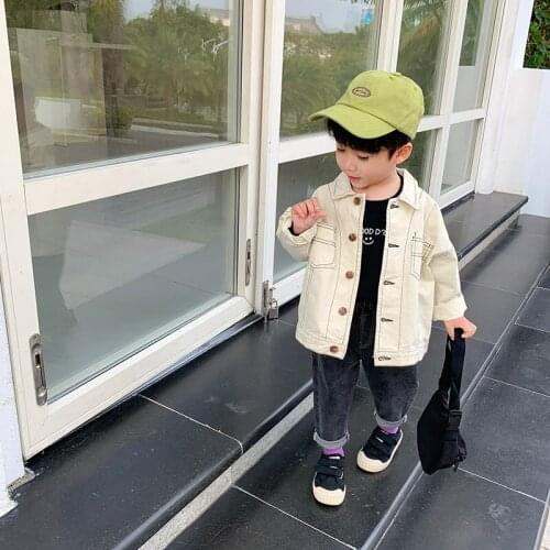 Thread Spring Autumn Boy Coat Overcoat Top Kids Costume Teenage Gift Children Clothes High Quality Plus Size