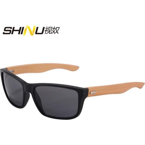 Hot Sale fashion bamboo legs sunglasses men women vintage wooden sunglasses summer retro Drive cool eyeglasses 6102