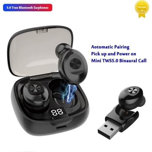 TWS Wireless 5.0 Bluetooth Headphones Earphones IPX5 Waterproof Sport Earpiece 3D Stereo Sound Earbuds Gaming Headset for Xiaomi