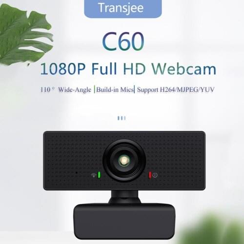 Webcam HD 1080P USB Webcam with Built-in Microphone Computer Camera for Video Conferencing Online Teaching