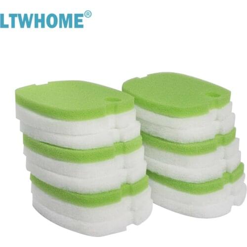 LTWHOME Replacement Coarse and Fine Filter Pads Sets Fit for Sunsun HW-302/505A Canister