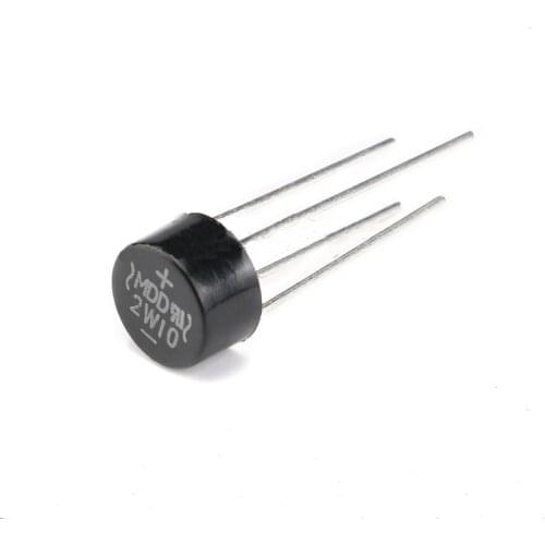 10pc MDD 2W10 2A/1000V rectifier 2W10 round Silicon bridge rectifier