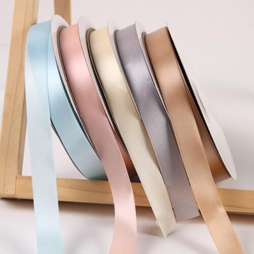 100yards/91meters High Quality 2cm Width Polyester Ribbon Chrismas Wedding Decoration Gift Box Wrap Satin Ribbon DIY Accessories