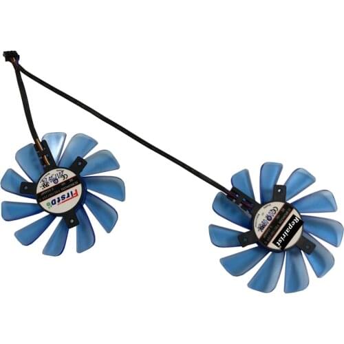 2pcs/Set FDC10U12S9-C RX 570 GPU VGA Cooler Fans As Replacement For HIS RX570 IceQ X/TURBO RX480 Video Graphics Card Rplacement