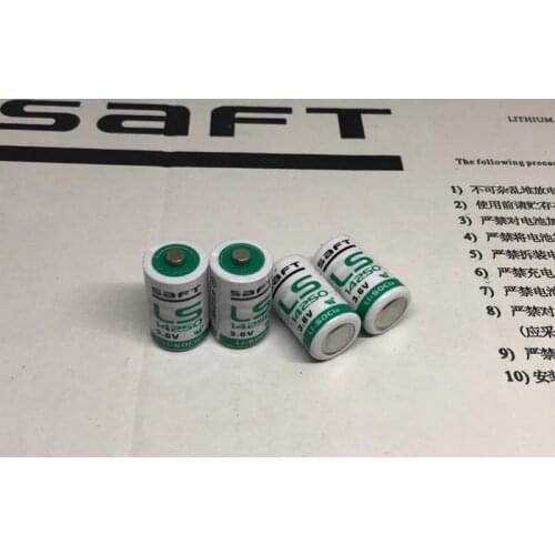 4pcs/lot Brand New Original SAFT LS14250 14250 3.6V Thionyl Chloride Lithium Battery PLC Batteries