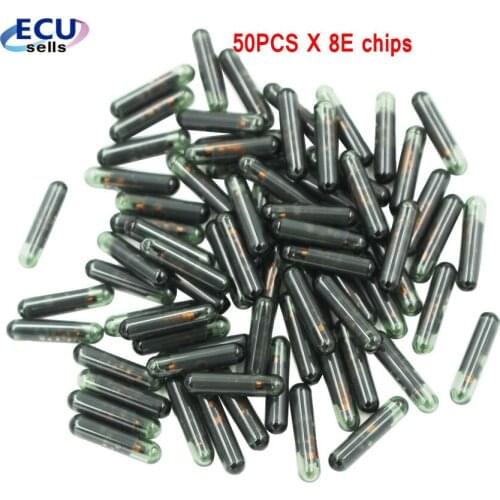 50PCS X Auto transponder Chip 8E chip (glass) Fit For Honda for Audi ID8E