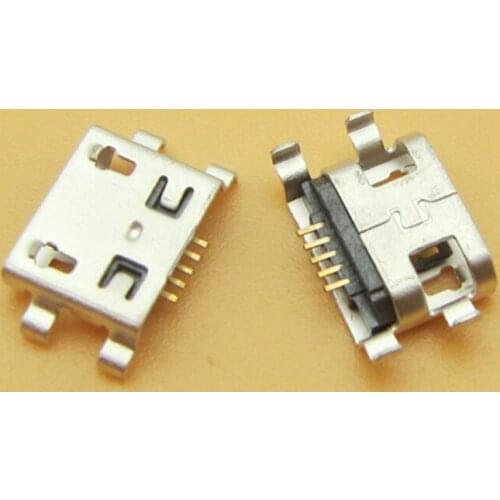 500pcs For Alcatel 5022D 5022 5020D 5020 Micro USB jack connector phone mini charging socket port power plug dock 5pin female