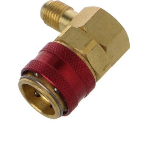 AC R134A Quick Connector Adapter Coupler Auto A/C Manifold Gauge Low/High HVAC Y98C