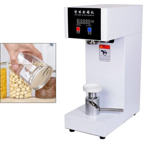 55mm Cans sealer Drink bottle Seal Machine Beverage Sealing Cup for Soda Water/Milk tea/Coffee Can sealer 220V/110V QLS-180