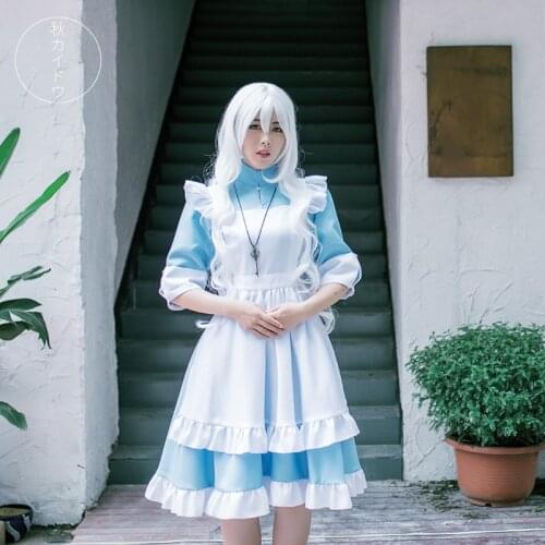 Free post Anime MekakuCity Actors KAGEROU PROJECT cosplay cartoon Halloween cos Kozakura Mari Marry female Maid costume