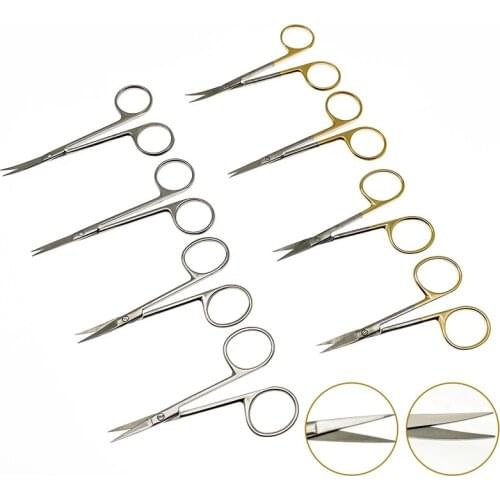 Double-eyelid scissors 8.5cm-9.5cm stainless steel eye scissors beauty scissors cut tissue scissors