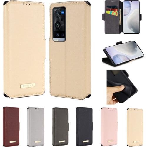 Phone Case for Vivo X60 Pro Plus V21 S9 X51 Y20 V20SE Y52S Capa Flip Wallet PU Leather Coque Card Slot Bracket Shockproof Cover