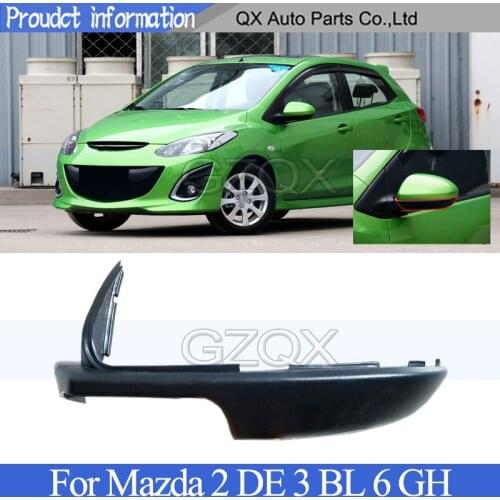 CAPQX Rearview Mirror Lower Cover Shell For Mazda 2 DE 3 BL 6 GH Outside Mirror Cover Rear view mirror Cap Housing Shell
