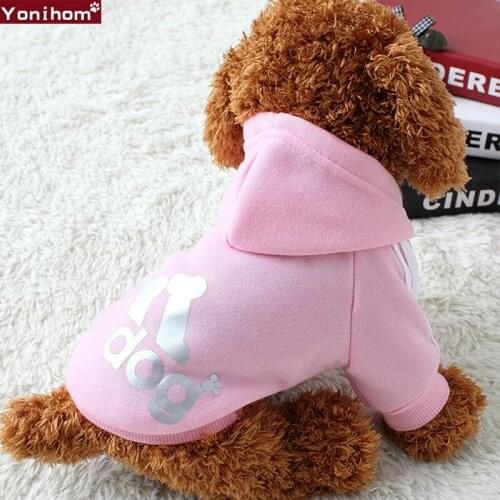 Pets Clothes Winter Coats Dog Clothes Chihuahua Soft 4-legs Dog Hoodie Sweatshirt Outfit Pet Dog Clothes for Small Dogs Clothing
