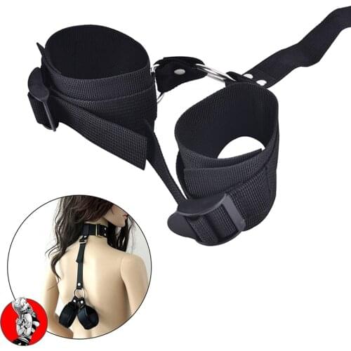 1Set Neck Collar To Hand Slave Bdsm Bondage Set Handcuffs Bondage Restraint Erotic Toys Adult Games Sex Toys For Couples