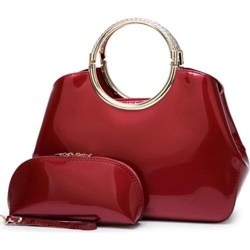 Luxury Patent leather bags for women designer handbag brands high quality women bag fashion handbags totes purse sac bolso mujer