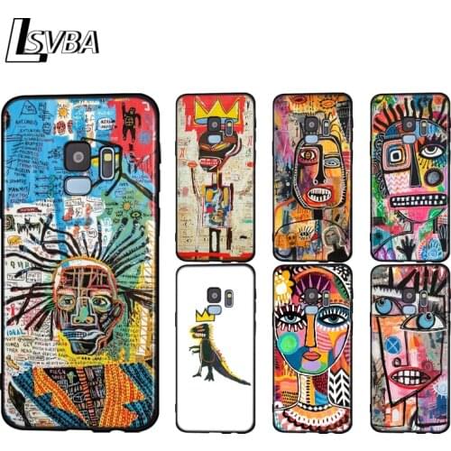 Silicone Cover Jean Michel Basquiat Art For Samsung Galaxy A9 A8 A7 A6 A6S A8S Plus A5 A3 Star 2018 2017 2016 Phone Case