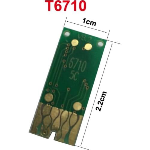 T6710 Compatible chips of Maintenance tank for Epson stylus pro WP4000 4011 4020 Maintenance Box chips on high quality