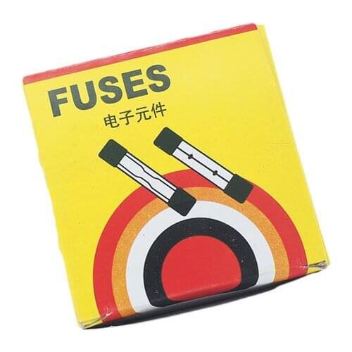 50pcs 5*20 Glass Fuse Fast Fuse Not Fuse Kit 250V 0.1A 0.2A 0.5A 1A 2A 3A 4A 5A 6A 7A 8A 10A 12A 15A 20A Quick Blow 5x20mm Hot