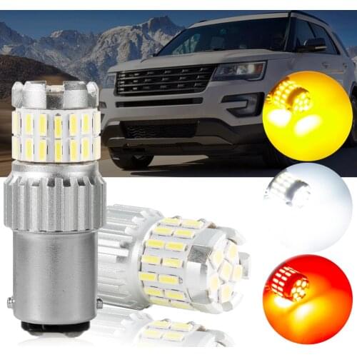 2pcs Drviaion 1157 BAY15D-36SMD LED Bulbs P21/5W LED Reversing Lamp Canbus LED Light Bulbs Replacement