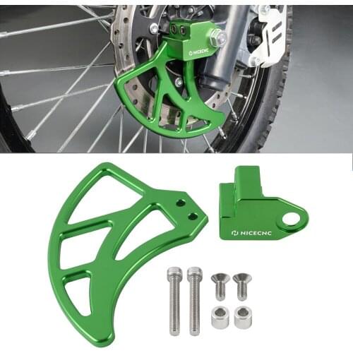 Brake Disc Guard Fork Shoe Protector Lower Leg Cover For Kawasaki KLR650 KLR 650 2008-2018 2009 2010 2011 2012 2013 2014 2015