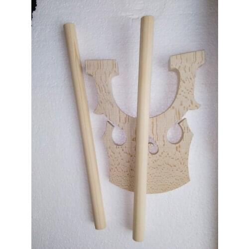 1 PC Quality Double Bass maple Bridge 3/4 +2 PCs bass post 28cm*16mm bass part